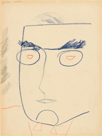 JOHN GRAHAM (1886-1961) Two color pencil portrait drawings.